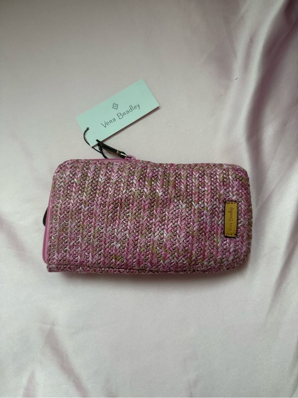 Vera Bradley Pink Woven clutch purse
